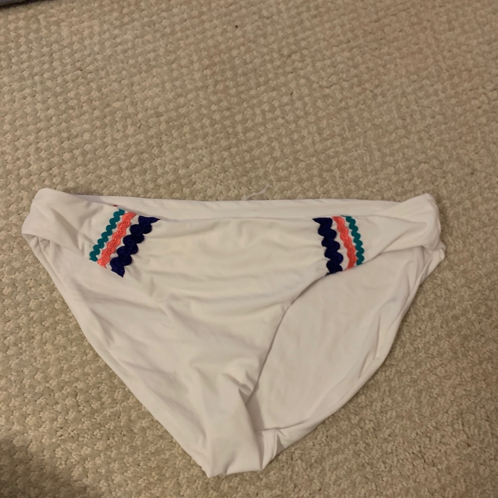white bathing suit bottoms
